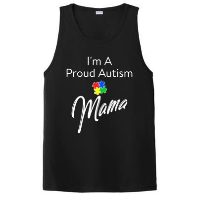 Autism Awareness IM A Proud Autism Mama Cool Gift PosiCharge Competitor Tank