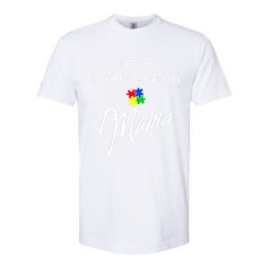 Autism Awareness IM A Proud Autism Mama Gift Softstyle CVC T-Shirt