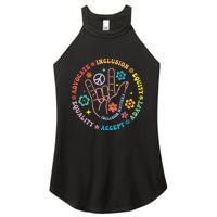 Autism Awareness Inclusion Matters Teacher Inspirational Women's Perfect Tri Rocker Tank