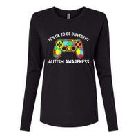 Autism Awareness Its Ok To Be Different Womens Cotton Relaxed Long Sleeve T-Shirt