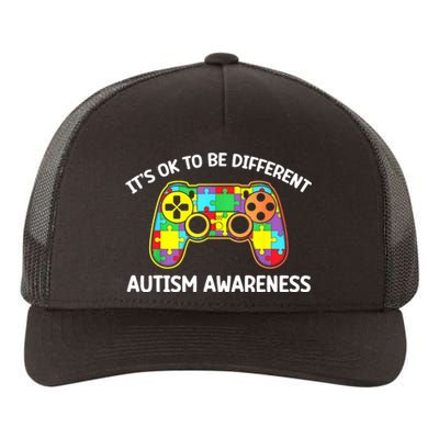 Autism Awareness Its Ok To Be Different Yupoong Adult 5-Panel Trucker Hat