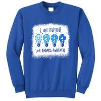 Autism Awareness I Light It Up Blue Meaningful Gift Sweatshirt