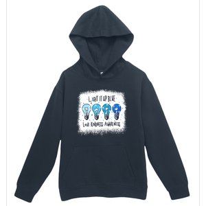 Autism Awareness I Light It Up Blue Meaningful Gift Urban Pullover Hoodie