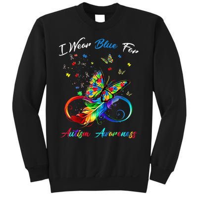 Autism Awareness I Wear Blue For Autism Awareness Sweatshirt