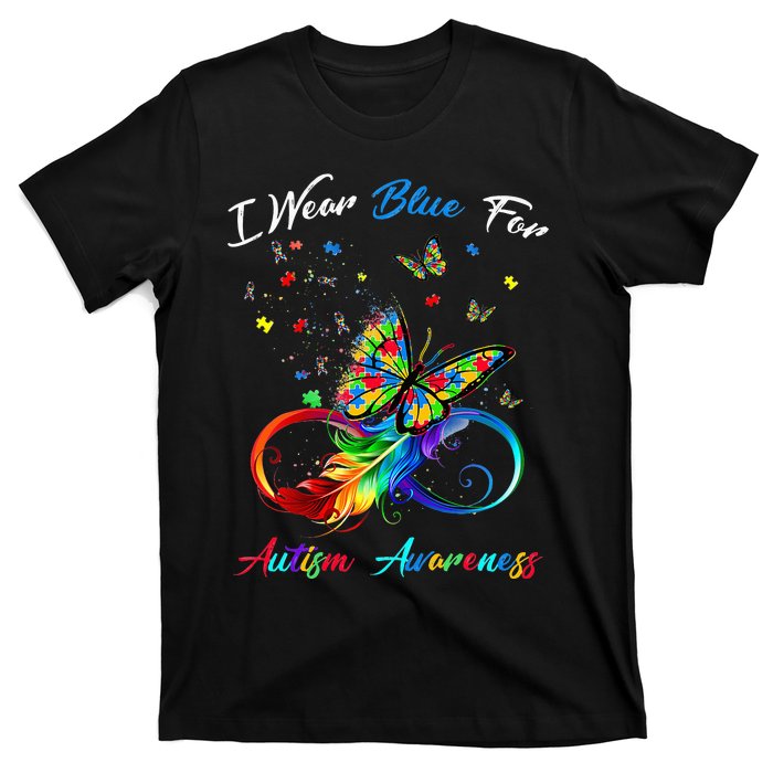 Autism Awareness I Wear Blue For Autism Awareness T-Shirt