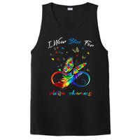 Autism Awareness I Wear Blue For Autism Awareness PosiCharge Competitor Tank