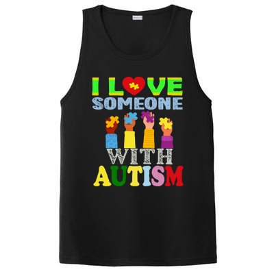 Autism Awareness I Love Someone With Autism Gift PosiCharge Competitor Tank