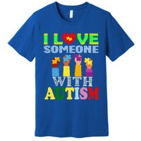 Autism Awareness I Love Someone With Autism Gift Premium T-Shirt