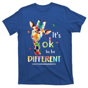 Autism Awareness Its Ok To Be Different T-Shirt