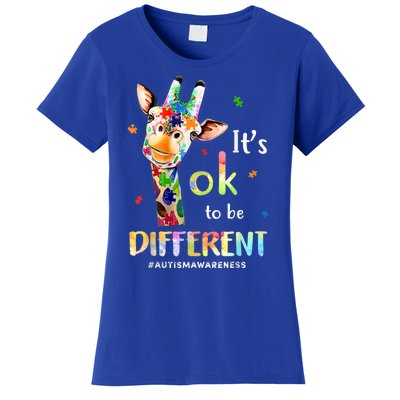 Autism Awareness Its Ok To Be Different Women's T-Shirt