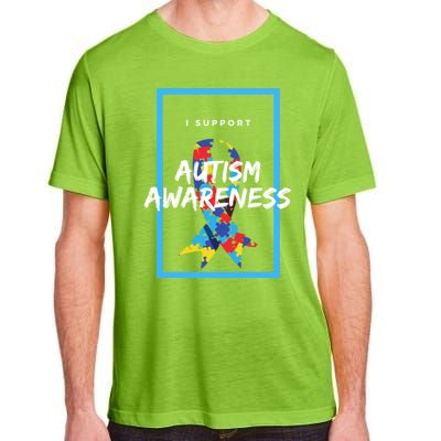 Autism Awareness I Support Autism Awareness Choose Kind Great Gift Adult ChromaSoft Performance T-Shirt