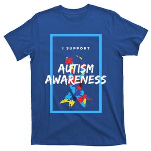 Autism Awareness I Support Autism Awareness Choose Kind Great Gift T-Shirt