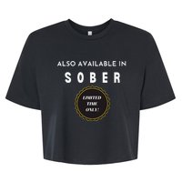 Also Available In Sober Funny Adult Drinking Humor Bella+Canvas Jersey Crop Tee