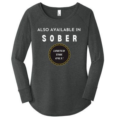 Also Available In Sober Funny Adult Drinking Humor Women's Perfect Tri Tunic Long Sleeve Shirt