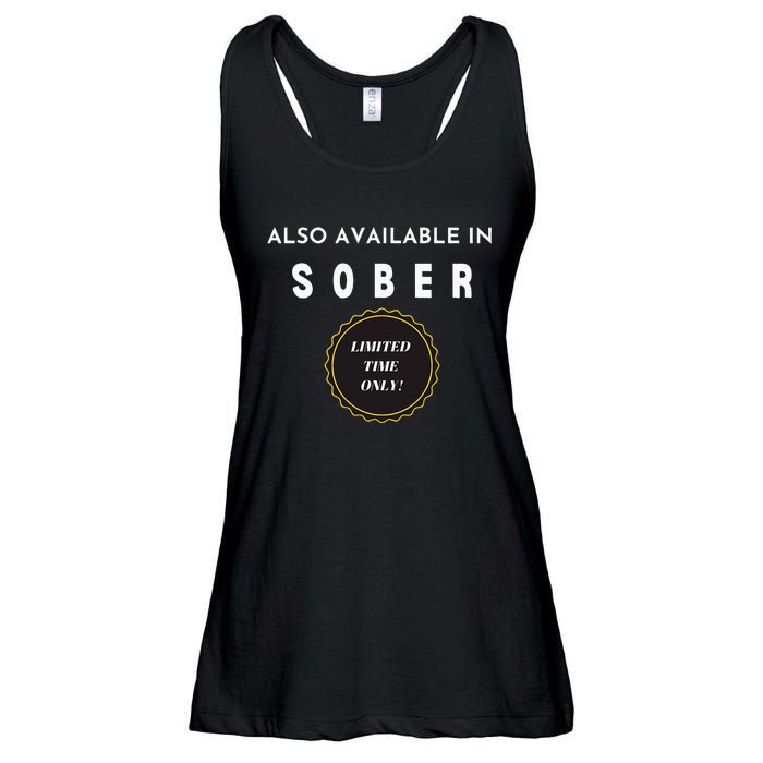 Also Available In Sober Funny Adult Drinking Humor Ladies Essential Flowy Tank