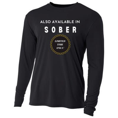 Also Available In Sober Funny Adult Drinking Humor Cooling Performance Long Sleeve Crew