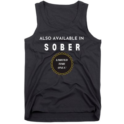 Also Available In Sober Funny Adult Drinking Humor Tank Top