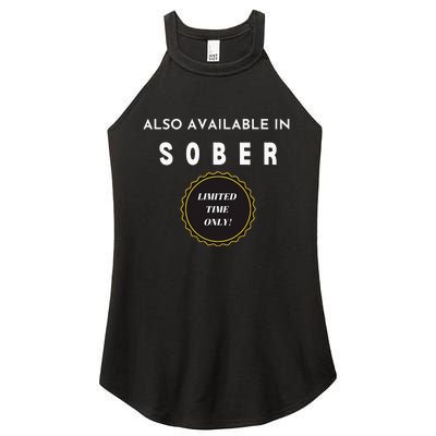 Also Available In Sober Funny Adult Drinking Humor Women's Perfect Tri Rocker Tank