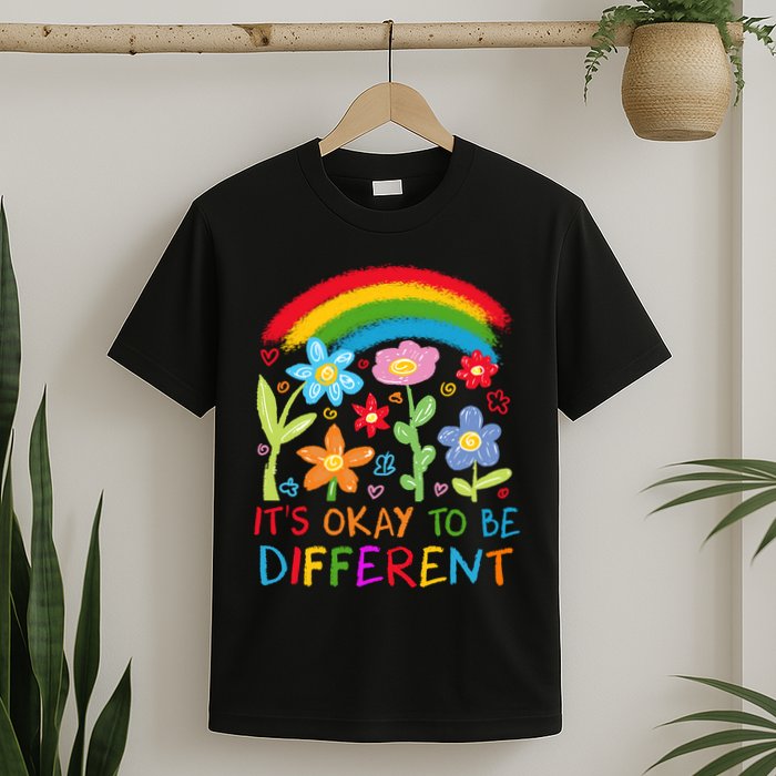Autism Awareness ItS Ok To Be Different T-Shirt
