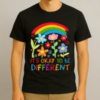 Autism Awareness ItS Ok To Be Different T-Shirt