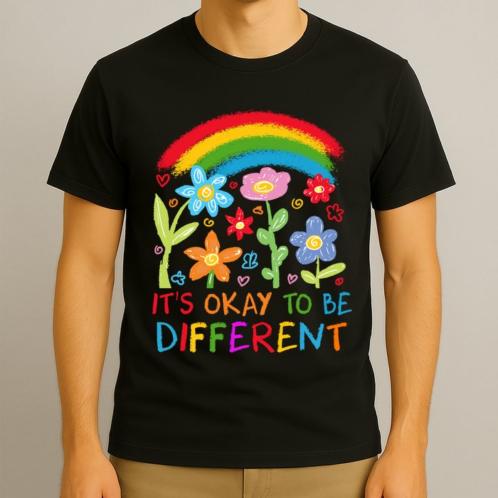 Autism Awareness ItS Ok To Be Different T-Shirt