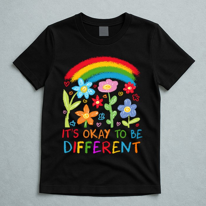 Autism Awareness ItS Ok To Be Different T-Shirt