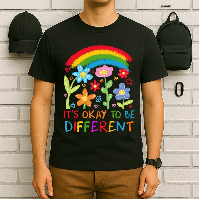 Autism Awareness ItS Ok To Be Different T-Shirt