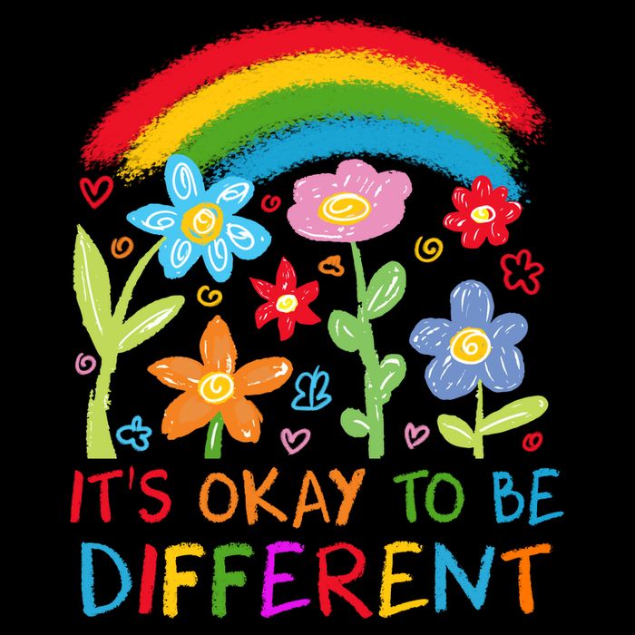 Autism Awareness ItS Ok To Be Different 7-Panel Snapback Hat