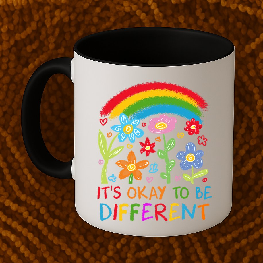 Autism Awareness ItS Ok To Be Different Mug
