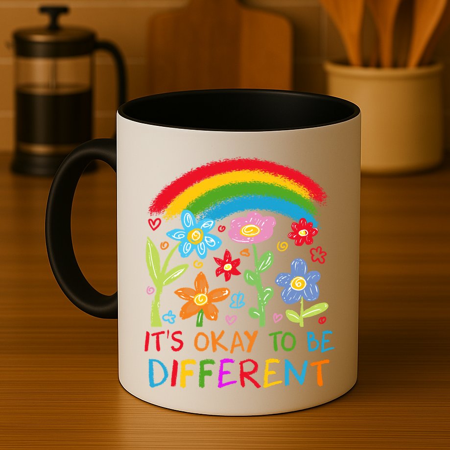 Autism Awareness ItS Ok To Be Different Mug