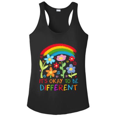 Autism Awareness ItS Ok To Be Different Ladies PosiCharge Competitor Racerback Tank