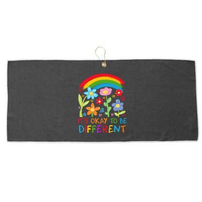 Autism Awareness ItS Ok To Be Different Large Microfiber Waffle Golf Towel