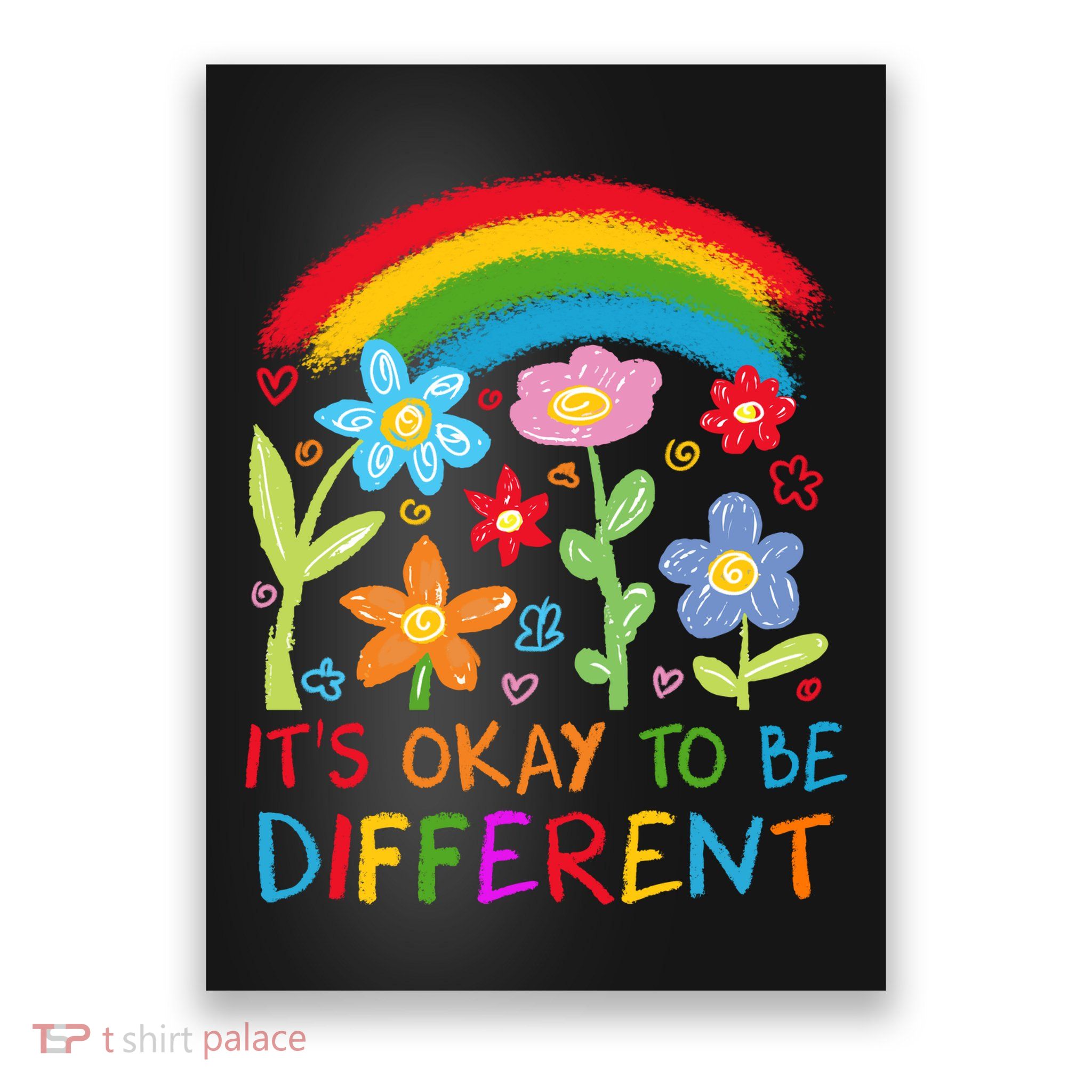Autism Awareness ItS Ok To Be Different Poster