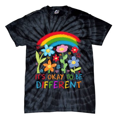 Autism Awareness ItS Ok To Be Different Tie-Dye T-Shirt