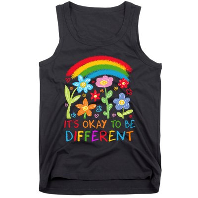 Autism Awareness ItS Ok To Be Different Tank Top