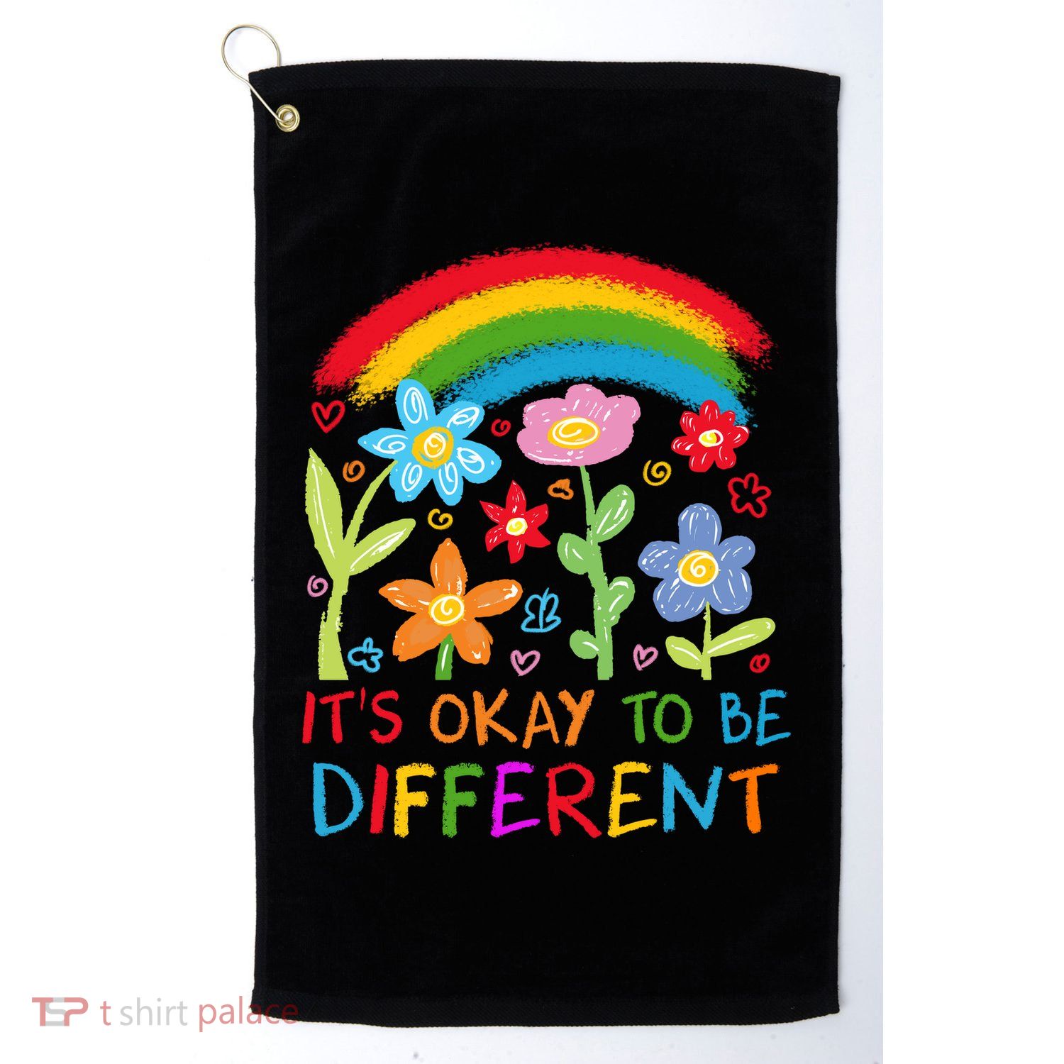 Autism Awareness ItS Ok To Be Different Golf Towel