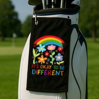 Autism Awareness ItS Ok To Be Different Golf Towel