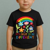 Autism Awareness ItS Ok To Be Different Toddler T-Shirt