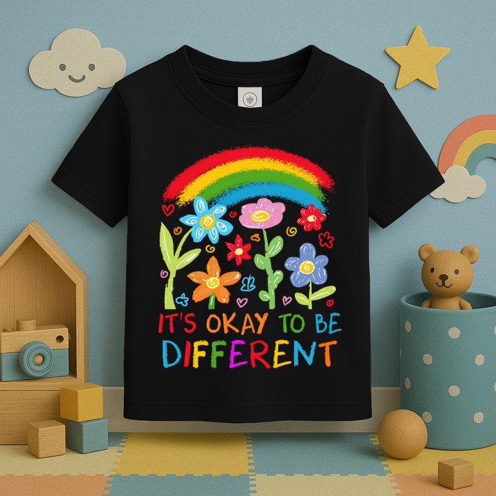 Autism Awareness ItS Ok To Be Different Toddler T-Shirt
