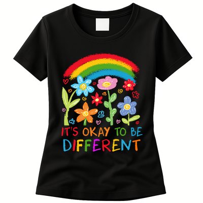 Autism Awareness ItS Ok To Be Different Womens T-Shirt