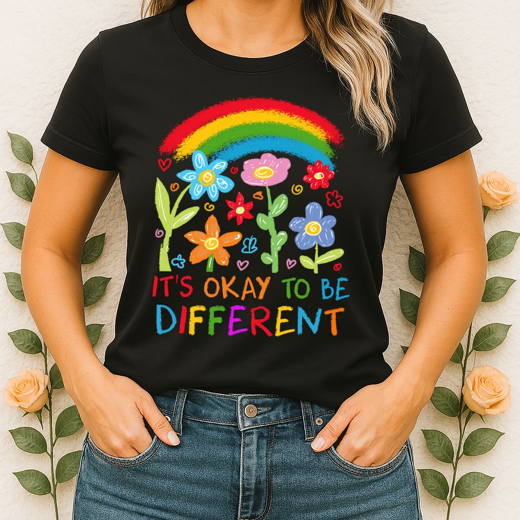 Autism Awareness ItS Ok To Be Different Womens T-Shirt