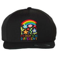 Autism Awareness ItS Ok To Be Different Wool Snapback Cap