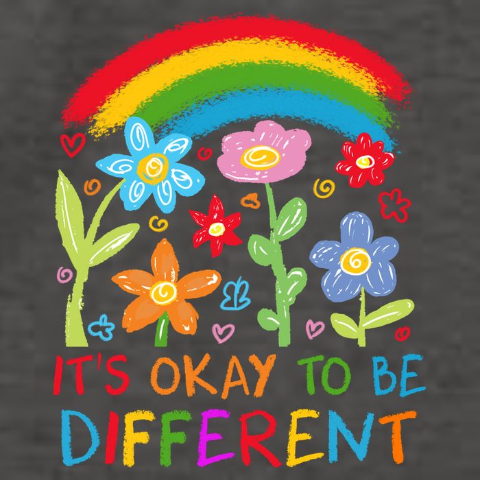 Autism Awareness ItS Ok To Be Different Vector Backpack
