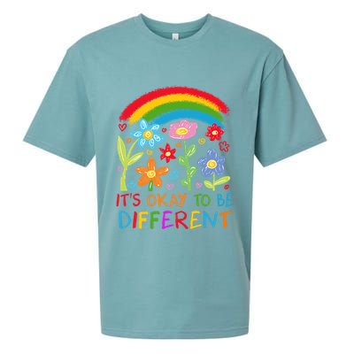 Autism Awareness ItS Ok To Be Different Sueded Cloud Jersey T-Shirt