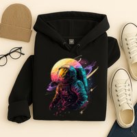 An Astronaut In Outer Space Hoodie