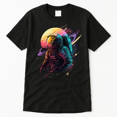 An Astronaut In Outer Space Tall T-Shirt