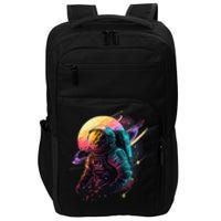 An Astronaut In Outer Space Impact Tech Backpack