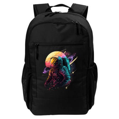 An Astronaut In Outer Space Daily Commute Backpack