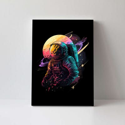 An Astronaut In Outer Space Canvas