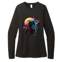 An Astronaut In Outer Space Womens CVC Long Sleeve Shirt